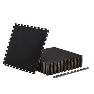 VEVOR Set prostirke za vježbanje 12 komada 610x610x14 mm crna