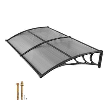 VEVOR Nadstrešnica za vrata 96.5x198.7x27.5 cm Siva