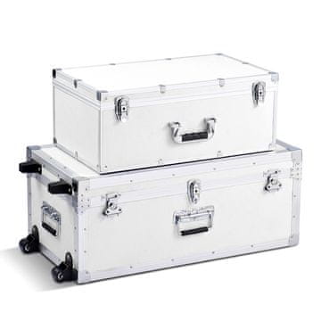 VEVOR Set spremnika za pohranu 763x392x312 mm i 600x350x240 mm Bijela