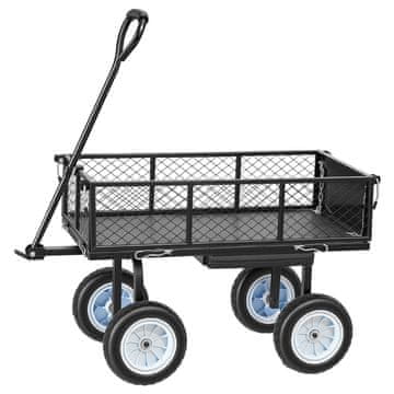 VEVOR Vrtna kolica s sjedalom 226.8 kg 86x46x22.5 cm Crna