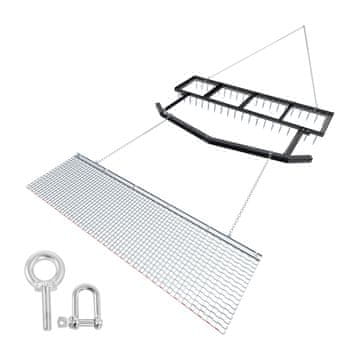VEVOR Povlačni greder za prilaznu cestu 1840x495x150 mm Crni