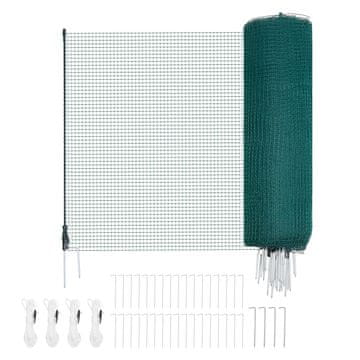 VEVOR Privremena ograda 0.9x50 m zelena