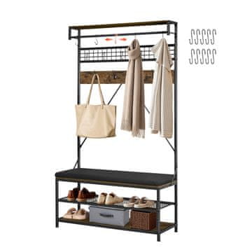 VEVOR Stalak za odjeću 1015x400x1830 mm Čelični okvir