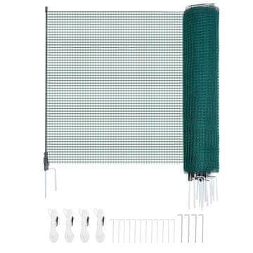 VEVOR Privremena ograda 0.9x20 m zelena