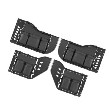 VEVOR Cijevna vrata 4 vrata 915x516x103 mm Crna