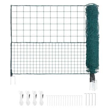 VEVOR Privremena ograda 1.25x25 m zelena