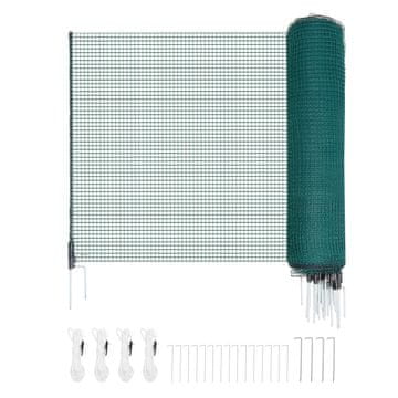 VEVOR Privremena ograda 0.9x25 m zelena