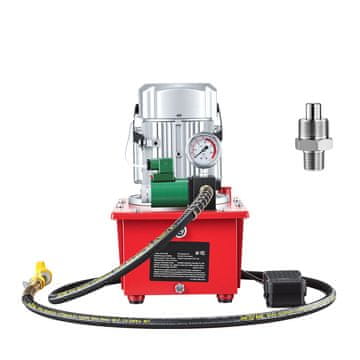 VEVOR Hidraulična pumpa, električno pogonjena, jednokratna, pogonska jedinica 8 L, 750W, metalna