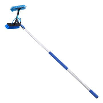VEVOR Set za čišćenje solarnih panela 606 cm, četka za čišćenje, dozator sapuna, produživačka drška