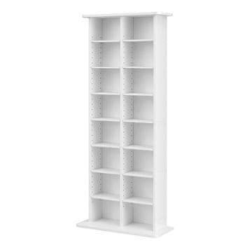 VEVOR Ormarić za medije 559x222x1295 mm bijeli