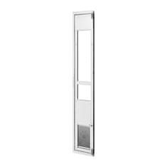 VEVOR Pasja vrata podesive visine 1927x2049 mm aluminijski okvir za srednje pse