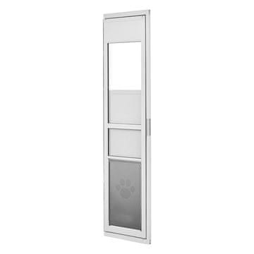 VEVOR Pasja vrata podesive visine 1927x2049 mm ekstra velika aluminijska klizna