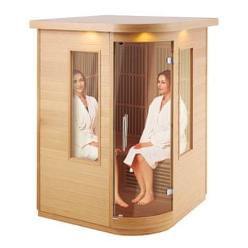 VEVOR Sauna za 2 osobe 1376x1376x1900 mm drvena