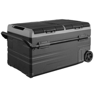 VEVOR Prijenosni hladnjak za auto, dvostruka zona, zamrzivač, 1005x571x522 mm, 115 L