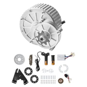 VEVOR Električni brušeni DC motor komplet 450W 36V 3000rpm 117x112x129 mm