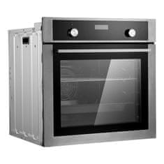 VEVOR Ugradbena električna pećnica 595x567x595 mm 76 L Srebrna