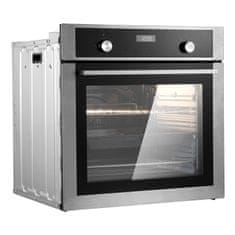VEVOR Ugradbena električna pećnica za zid 595x567x595 mm 76 L 9 funkcija