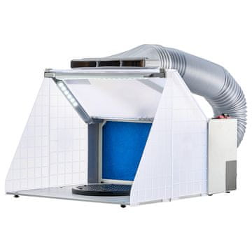 VEVOR Prijenosna kabina za prskanje Airbrush HS-E420DCLK 55x27x32 cm
