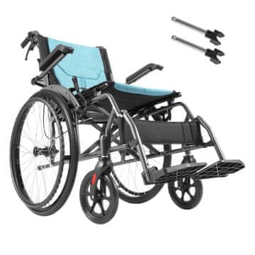 VEVOR Količka za invalide 108.0x63.5x92.0 cm Siva
