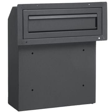 VEVOR Kutija za ključeve 305x155x360 mm tamnosiva