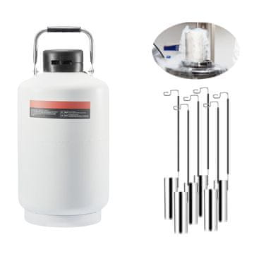 VEVOR Spremnik za tekući dušik 10 L 304x304x560 mm legura aluminija