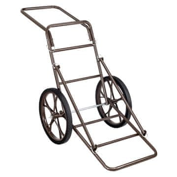 VEVOR Game Cart sklopivi transporter za igre 1260x630x1035 mm smeđa