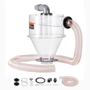 VEVOR Ciklon separator prašine SKL300 32.5x32.5x41.5 cm Proziran