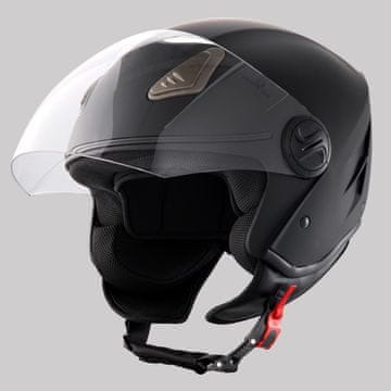 VEVOR Motociklistička kaciga 3/4 lica 34.7x27.5x23.8 cm Bluetooth