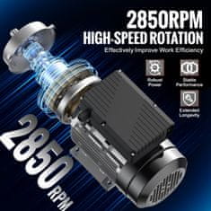 VEVOR Električni motor 2.2KW 2800 o/min Jednofazni B3 okvir 90L 345x205x215 mm