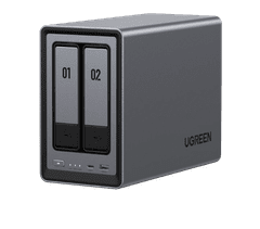 Ugreen NASync DXP2800 NAS uređaj za 2 diska, Intel N100, 8GB DDR5, 2.5Gbe mreža (25369)