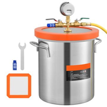 VEVOR Vakumska komora T5 28x30 cm 18.9L Silikon