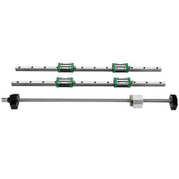 VEVOR Komplet vodilice Linear Guide Rail HGR20-1700 170x4.2x3.4 cm
