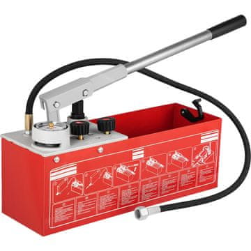 VEVOR Hidrostatska test pumpa SYB-60B 49x16x17 cm spremnik 12.1 L