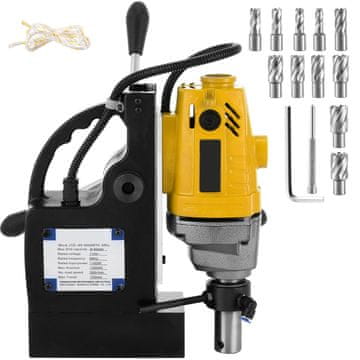 VEVOR Magnetska bušilica MD40 38.1 mm 11-dijelni HSS set rezača 1100W bušenje
