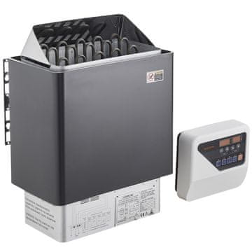 VEVOR Grijač za saunu 409x278x570 mm 8 kW Digitalni regulator Unutarnja Vanjska upotreba