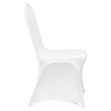 VEVOR Navlake za stolice rastezljivi spandeks sklopivi 560x450x935 mm bijela