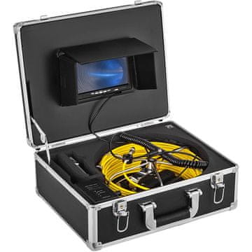 VEVOR Kamera za inspekciju kanalizacije 7-inčni monitor 50m DVR vodootporna 8G SD kartica