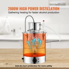 VEVOR Destilator vode za eterična ulja 49.2L 42.4x42.4x84 cm