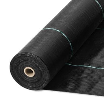 VEVOR Tkanina za sprječavanje korova 0.9x15.2 m crna