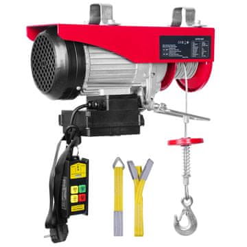 VEVOR Električni dizalica 399.2 kg nosivost 1219 cm visina dizanja čelik daljinski upravljač