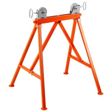 VEVOR Stalak za cijevi s valjkastom glavom 680x745x900 mm, nosivost 1134 kg, čelik