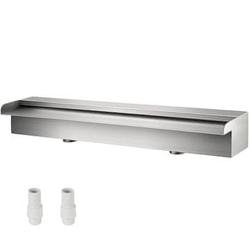VEVOR Fontana za bazen Waterfall 150x11.5x8 cm srebrna