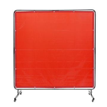 VEVOR Zaslon za zavarivanje 1.8x1.8 m crveni