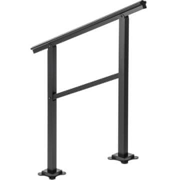 VEVOR Ručka za stepenice LZHG-3FT 91.4x88.9 cm Crna