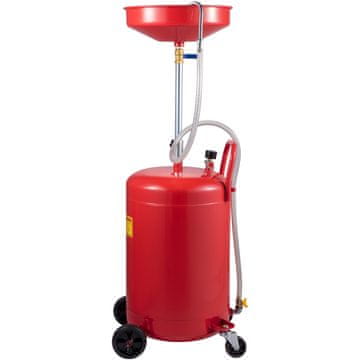 VEVOR Spremnik za ispuštanje ulja 80 L 60 cm podesiv prijenosni s kotačima