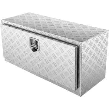 VEVOR Kutija za alat za kamion ispod vozila 914x430x460 mm srebrna