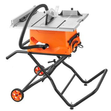 VEVOR Stolna pila 25.4 cm oštrica sa stalkom 63.5 cm kapacitet rezanja električna