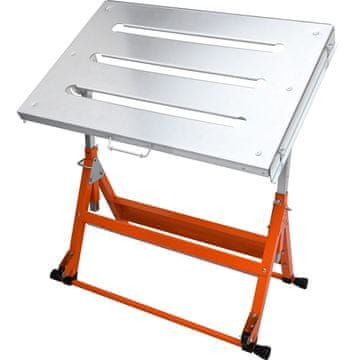 VEVOR Zavarivački stol 76.2x50.8 cm podesive visine, sklopivi čelik na kotačima