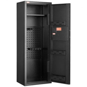 VEVOR Sigurnosni ormar za oružje SS-1320CZ 48x35x132 cm Crni