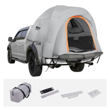 VEVOR Dvostruki sloj šator za kamionski sanduk 160x165x170 cm sivi